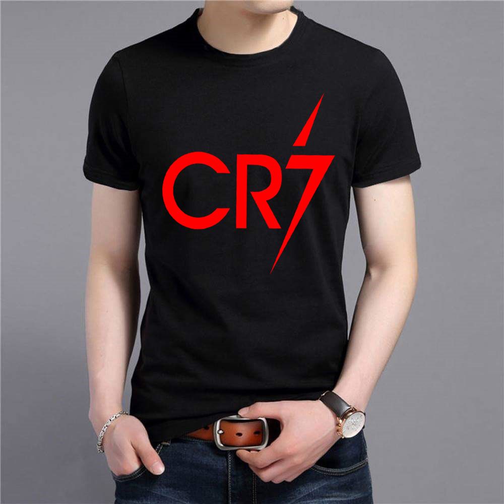 Black Colour Daraz E Dizain T Shirt Export Cotton Half Sleeve T-Shirt for Men - T Shirt For Man - T Shirt For Man