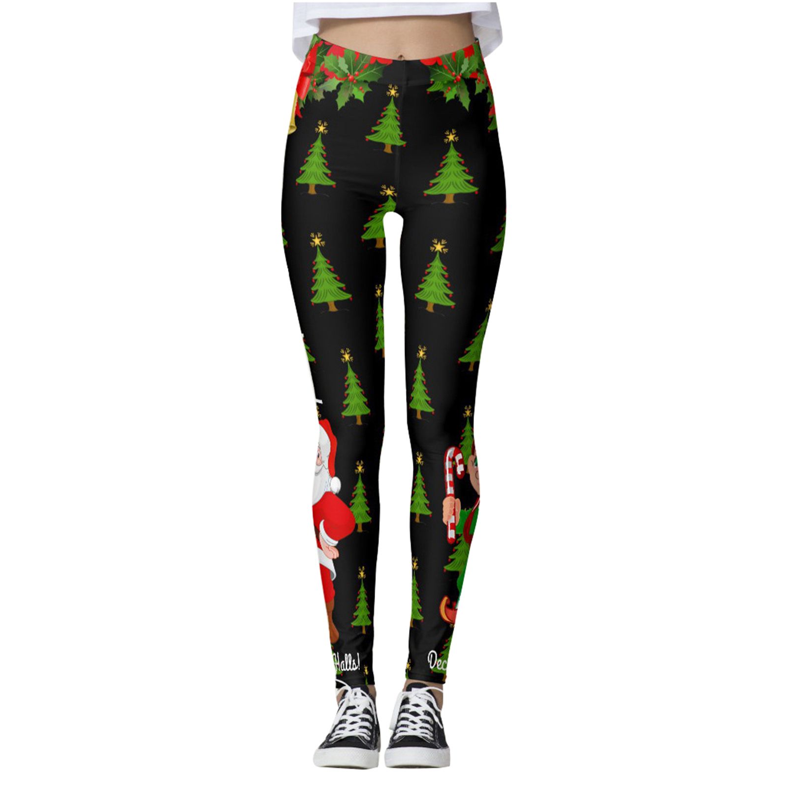 Yoga Trousers Colorful All Match Christmas Activewear Pants