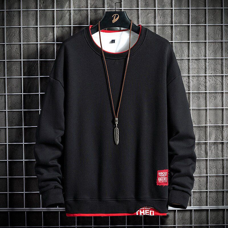 EAEOVNI Men Hoodie Streetwear  Hop Harajuku Sweatshirts Crew Neck Mens Hoodies Streetwear Men Pullover Fashion Clothing Top