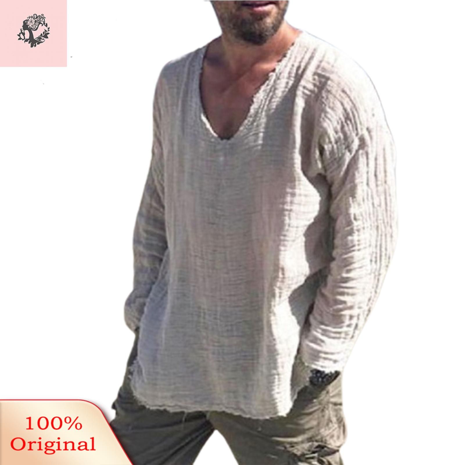 Sunnyheart Shirt Comforle Vintage Pure Color Summer T-shirt