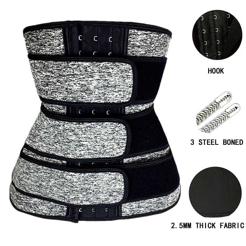 YAGIWomen Waist Trainer Belt Tummy Control Waist Cincher Trimmer Sauna Sweat Belt Workout Girdle Slim Belly Band Sport Girdle