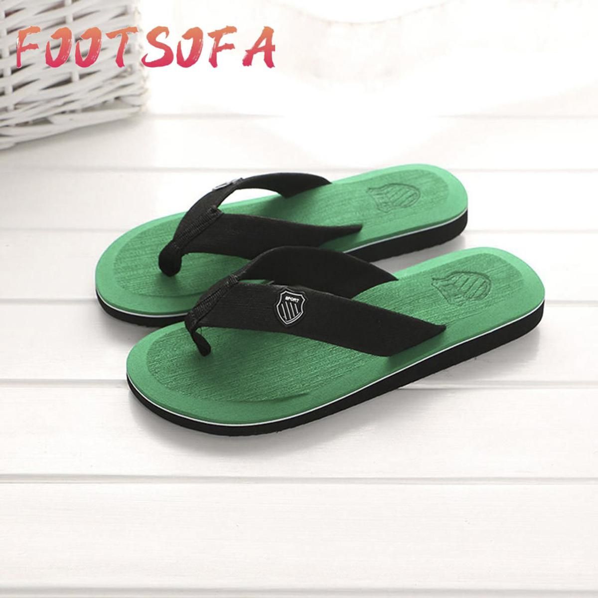 Men's Summer Flip-flops Slippers Beach Sandals Indoor&Outdoor Casual Shoes