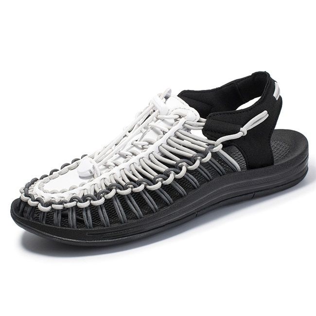 MIXIDELAI Summer Big Size 47 Men Sandals Fashion Handmade Weaving Design Breathable Casual Beach Shoes Outdoor Sandals For Men