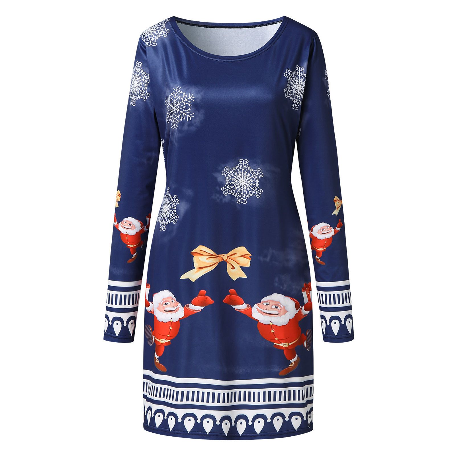 Christmas Dress Stretchy Slim Knitted Dress