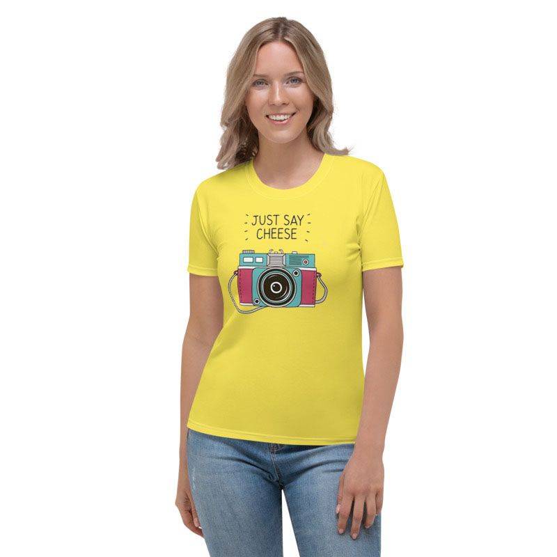 Just Say Sheese Fanny Design T-Shirt For Men & Women Collection  T-Shirt