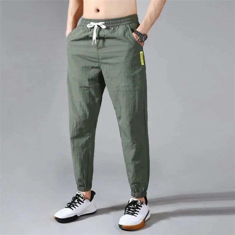 Casual Men Pants Summer New Style Fashion Outdoor Lightweight Loose Cool Jogging Sport Pants Big Size Pantalons Pour Hommes