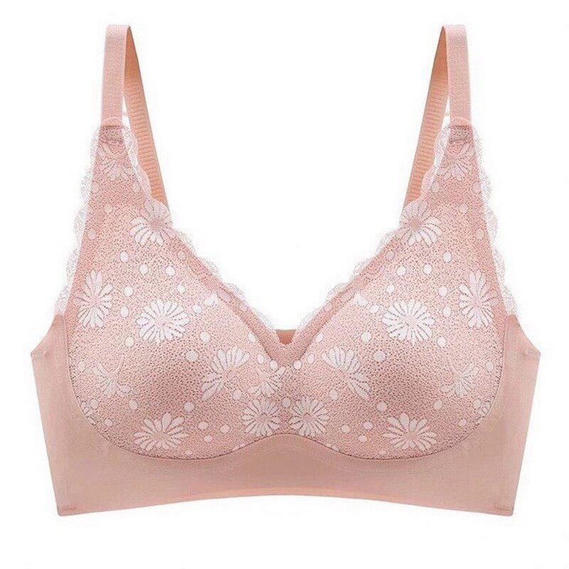 Women Breathing Bra Vest Style Bra Solid Color Underwear Female Underpants Panties Plus Size Pantys Lingerie
