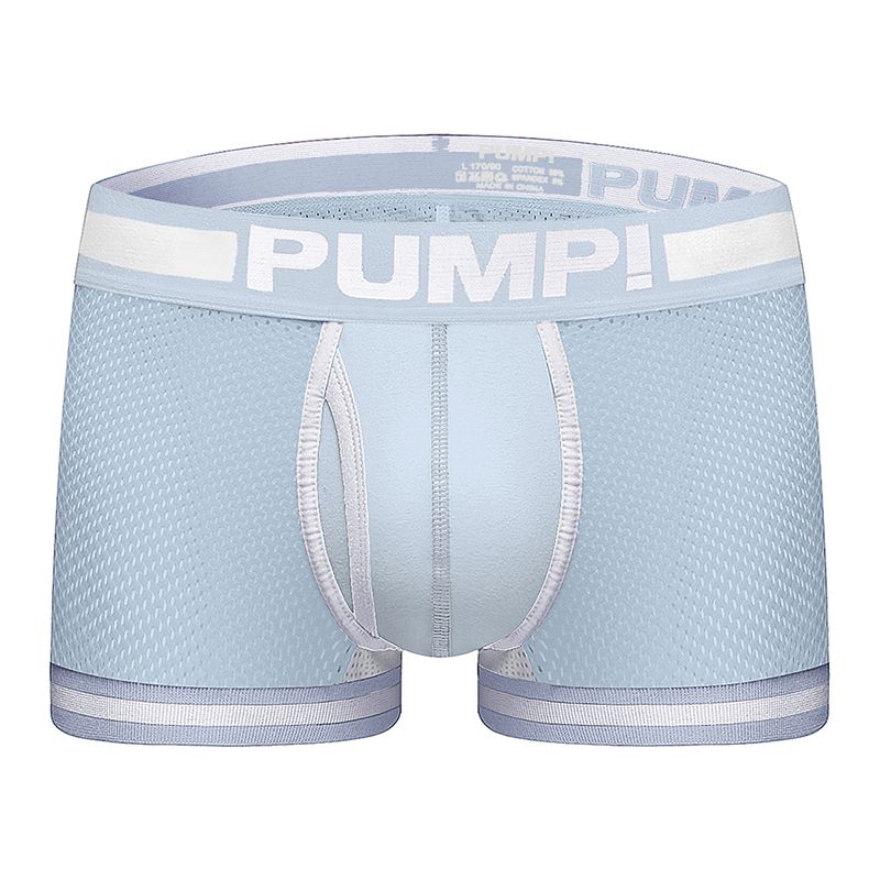 CMENIN (1 Pieces) PUMP Spandex Low waist Boxer Men Underware Trunks Popular Patchwork Mens Underwear Boxershorts Sport 2021 New H499