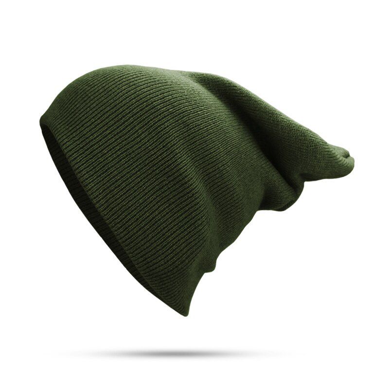 Autumn Winter Knitted Solid Beanies For Women Men Outdoor Warm Soft Ladies Unisex Bone Hat Crochet Hip-hop Beanies