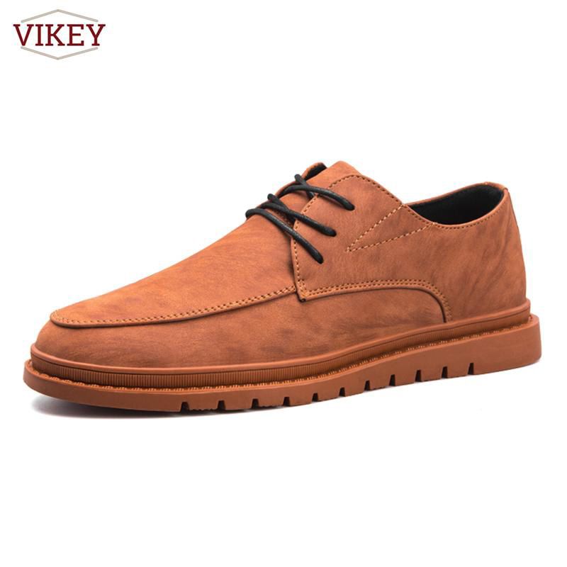 Men's Leather Texture Formal Shoes Moccasins Casual Driving Shoes Business Flat Shoes for Men Kasut Lelaki (Black,Brown,Grey)