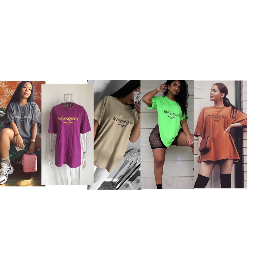 Women’s Summer Fashion T-shirts Tops Letters Graphic Printed Short Sleeve Blouse T-Shirts Round Neck Pullover Loose Fit Streetwear Tee Tops