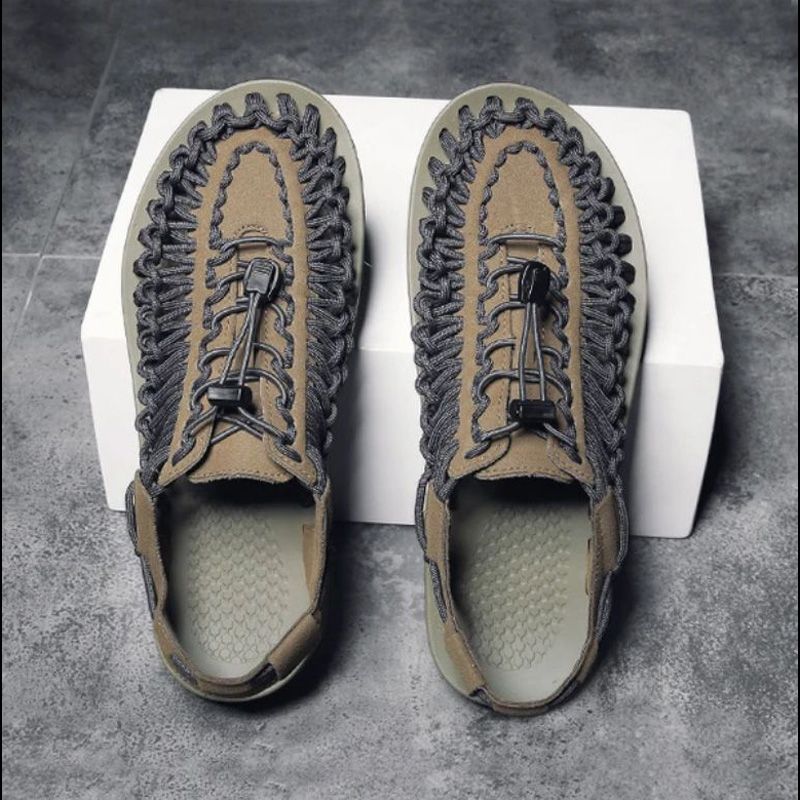 2021 Summer New Baotou Sandals Outdoor Wear Personality Trend Men's Leisure Summer Men's Beach Shoes Soft Bottom KA339