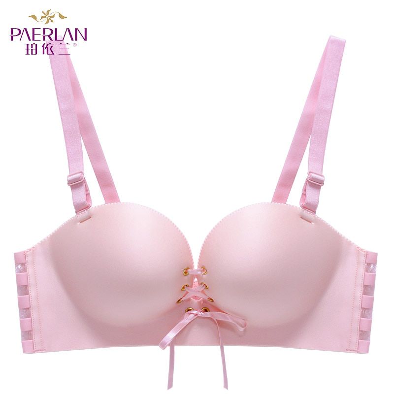 PAERLAN Small push up strap rope b female bra wireless lb seamless  underwear