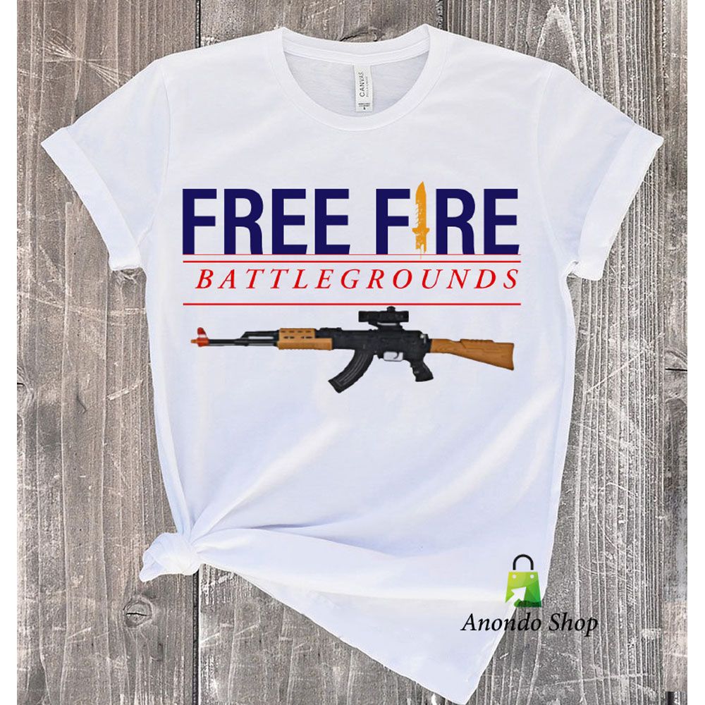 Free Fire pro White Short sleeve t-Shirt For Man ( Free fire pro)