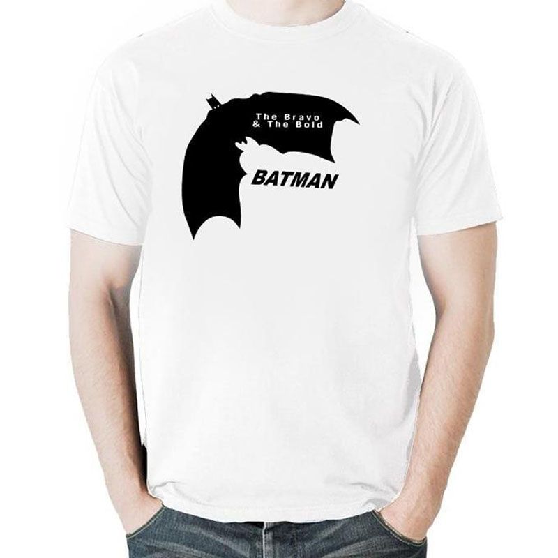 White Cotton T-Shirt for Men