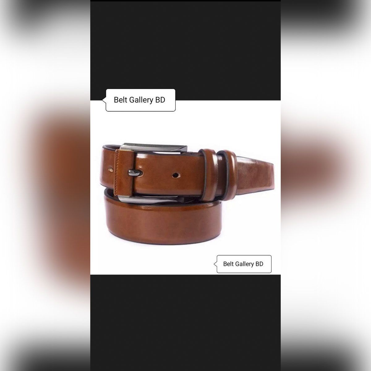 Brown Colour  Artificial Leather Belt For Men