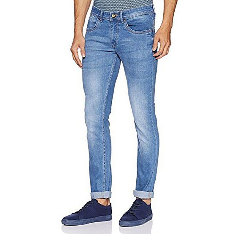 Sky Blue Denim Jeans For Men
