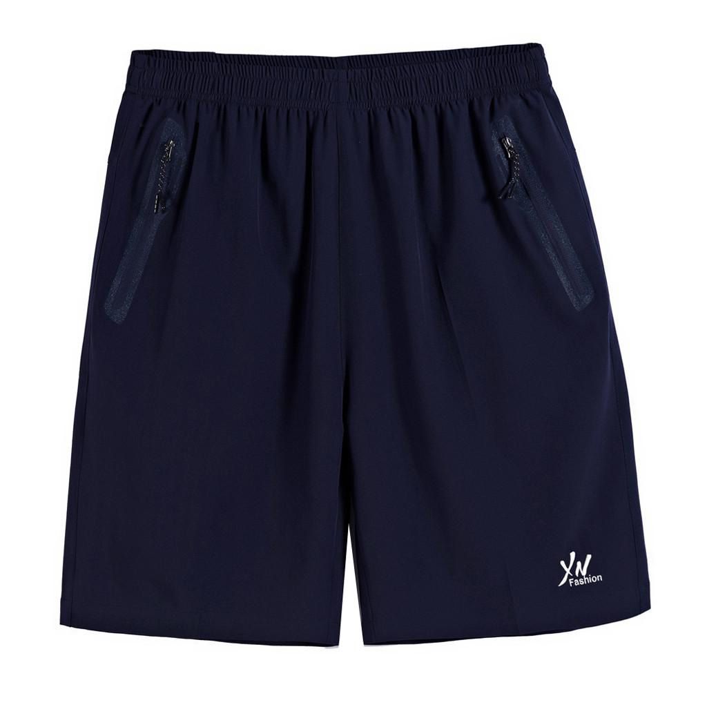 Men's Summer Plus Size Thin Fast-drying Beach Trousers Casual Sports Short Pants No Brand