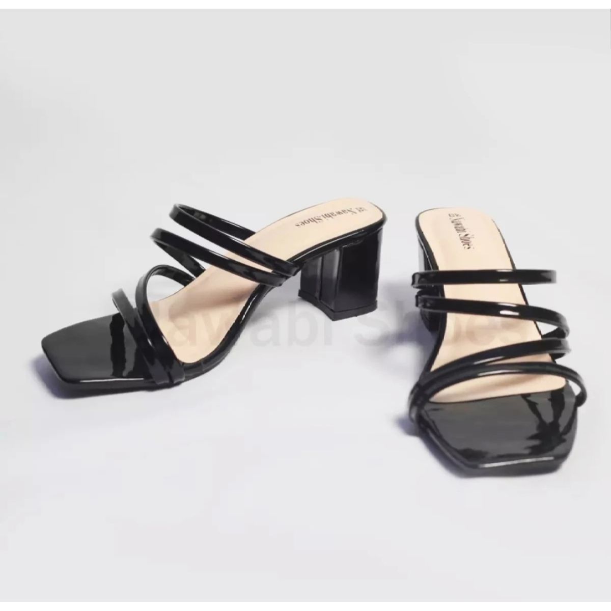 New Fashionable Box Balance Heel shoes for Womens