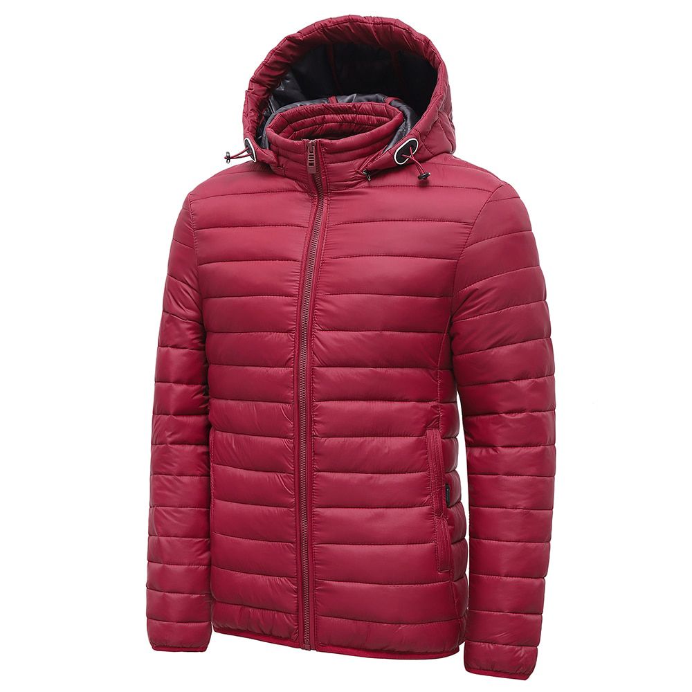 Men's Autumn Winter Classic Hooded Warm Parkas Jacket Coat Men Outwear Casual Vintage Detachable Hat Outfits Warm Parka Men