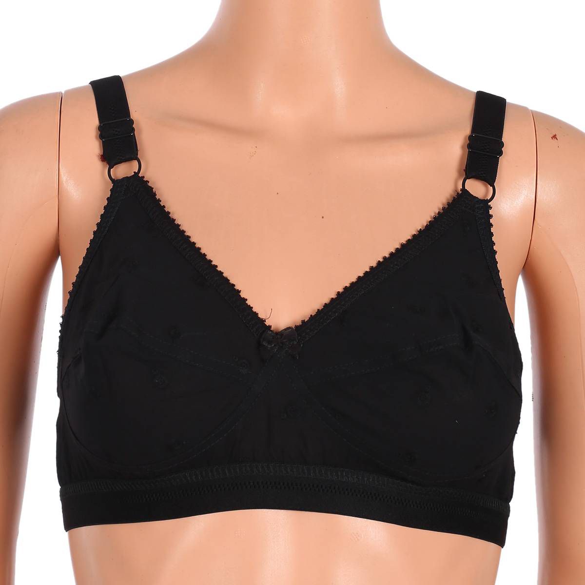 Like-me Merry/Affair  Imported Indian Comfortable Soft Cotton Chiken Embroidary Bra for Women