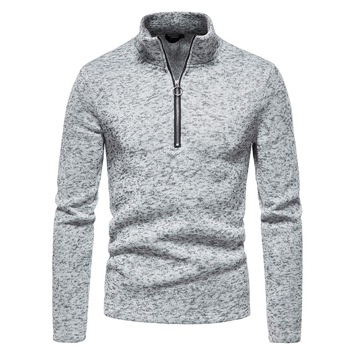 Men Sweater Portable Skin-friendly Turtleneck Top Swearshirt