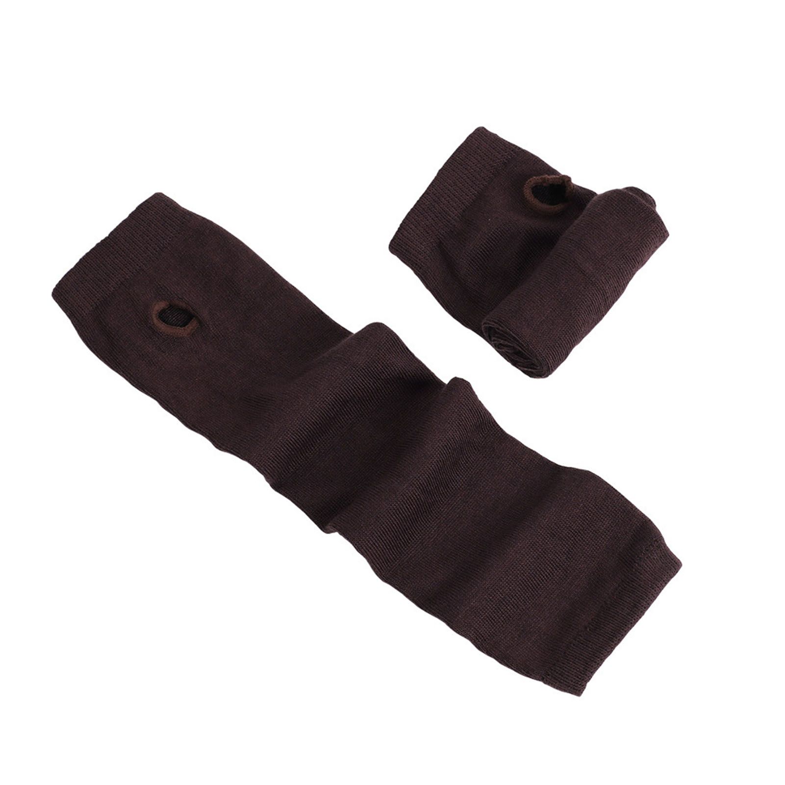 Arm Wrist Gloves All-Matched Stretchy Women Fingerless Gloves