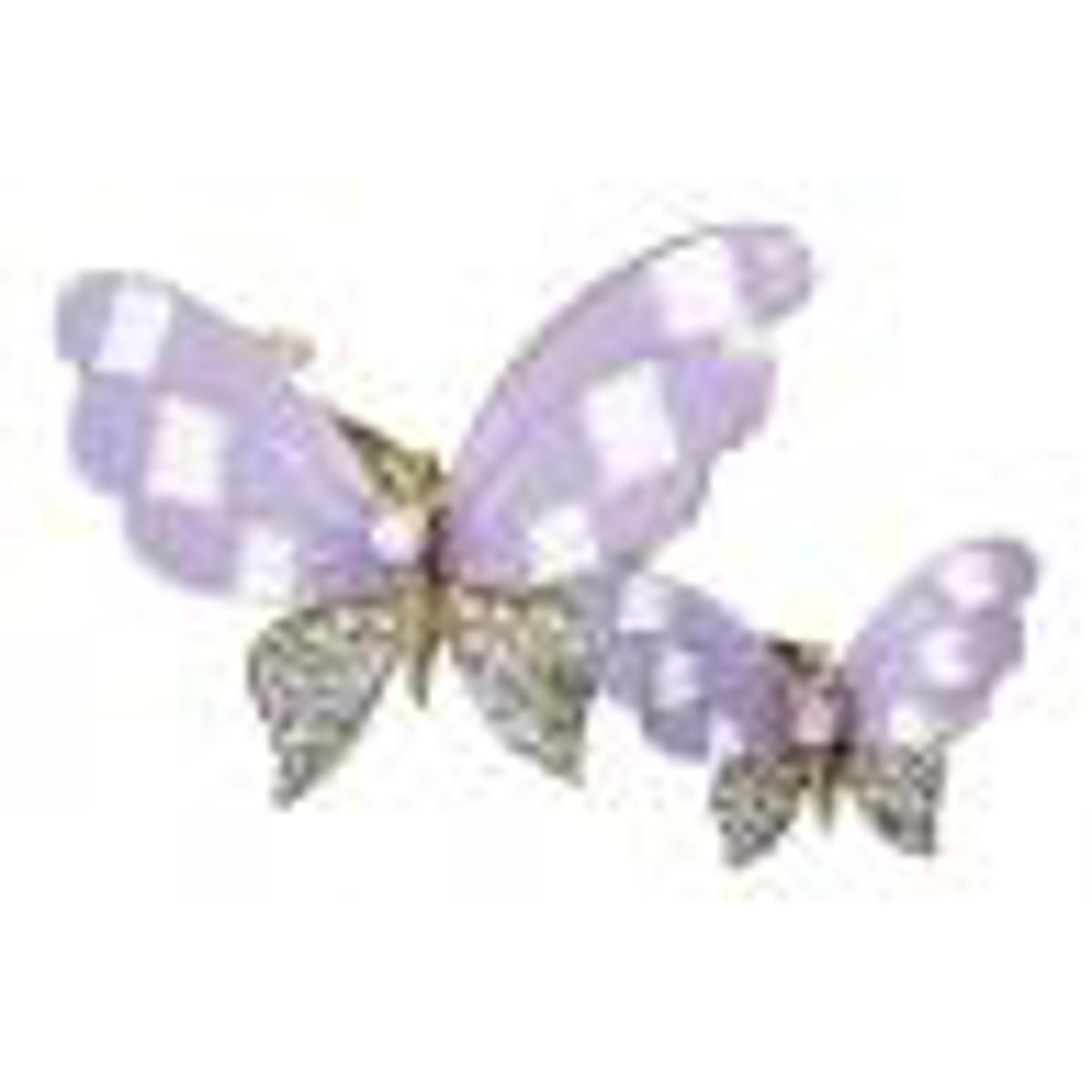 Fashion Women Rhinestone Inlaid Butterfly Hairpin Barrette Hair Clip Headwear
