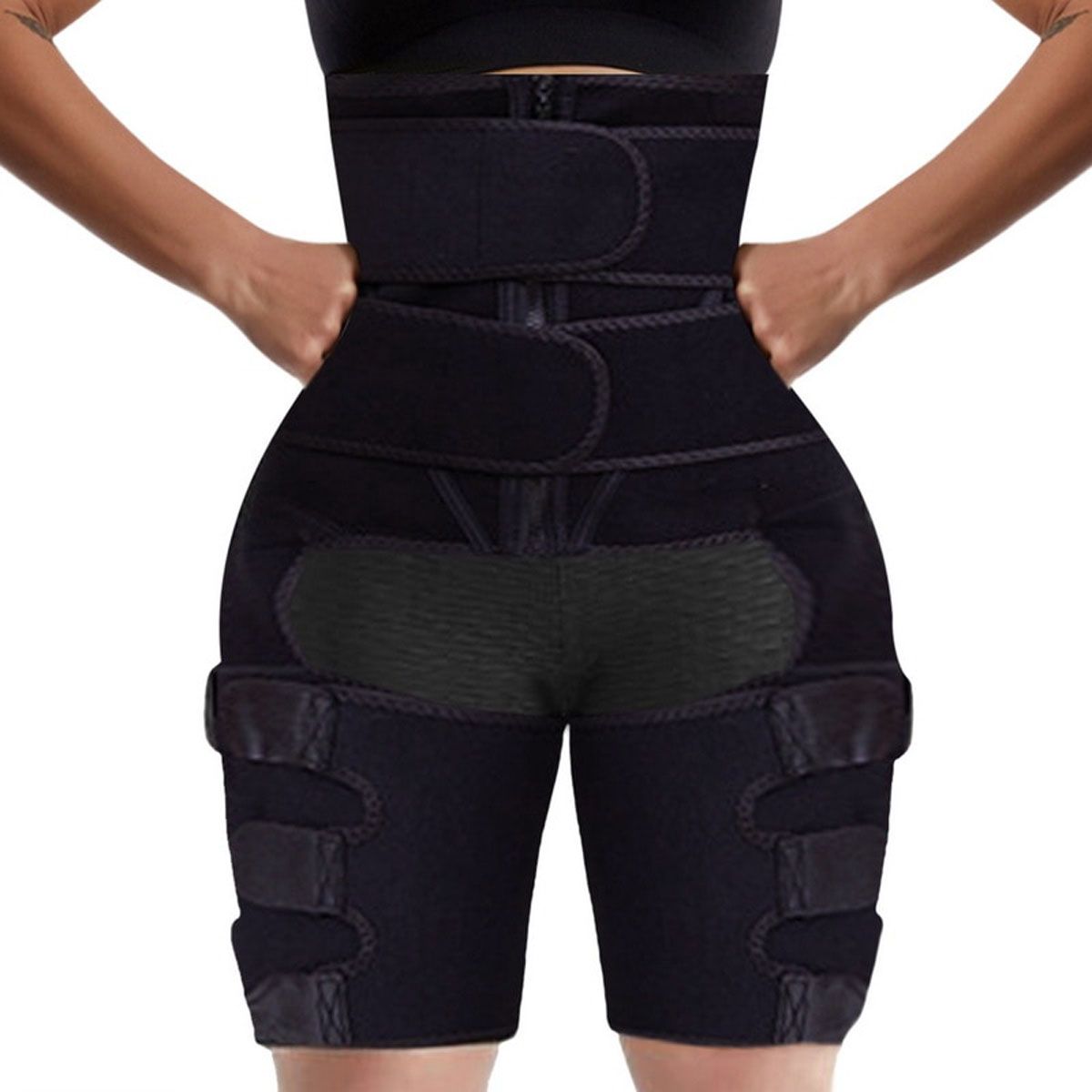 Waist And Thigh Trimmer Neoprene Thermo Trainer Leg Shaper Corset Weight Loss Slimmer Fat Burning Sweat Sauna Workout Wrap Belt