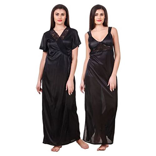 Womens Exclusive Nighty Dresses Fashionable Two Part Night Dress