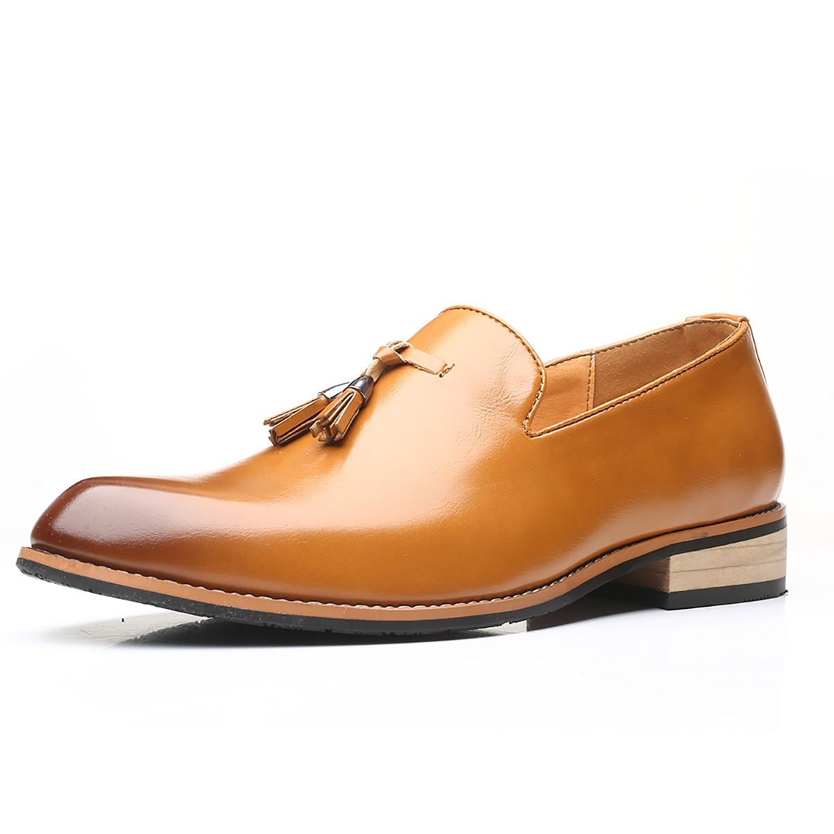 Pointed British Men Dress Shoes Soft Rubber Sole Shoes Wedding Shoes, Size:47