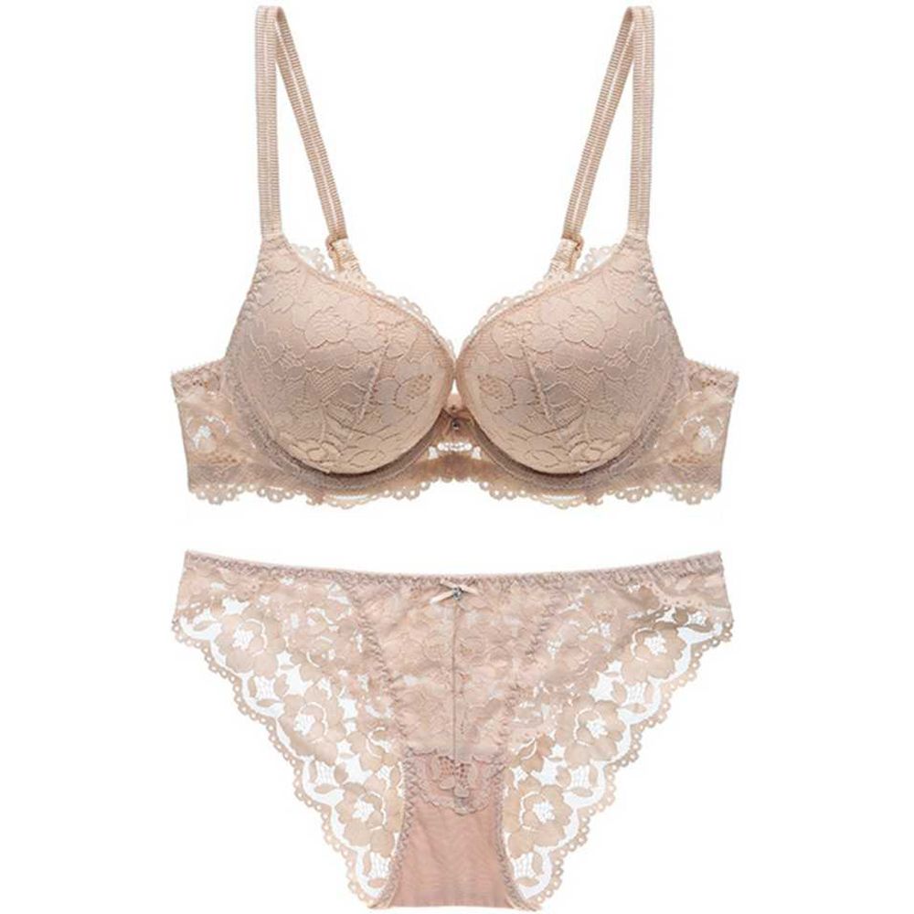 Comfortable foam net Bra and Panty Lingeria Set For Women