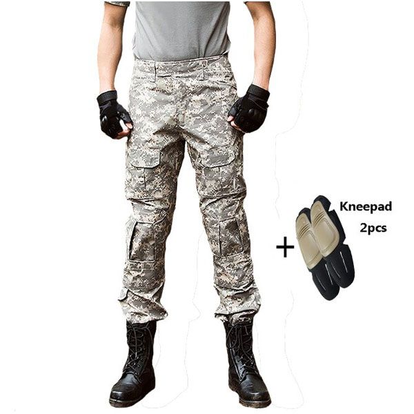 Tactical Pants  Cargo Pants Knee Pad Field Work  Men US  Pantalon Hunt Ploce Airsoft Trousers