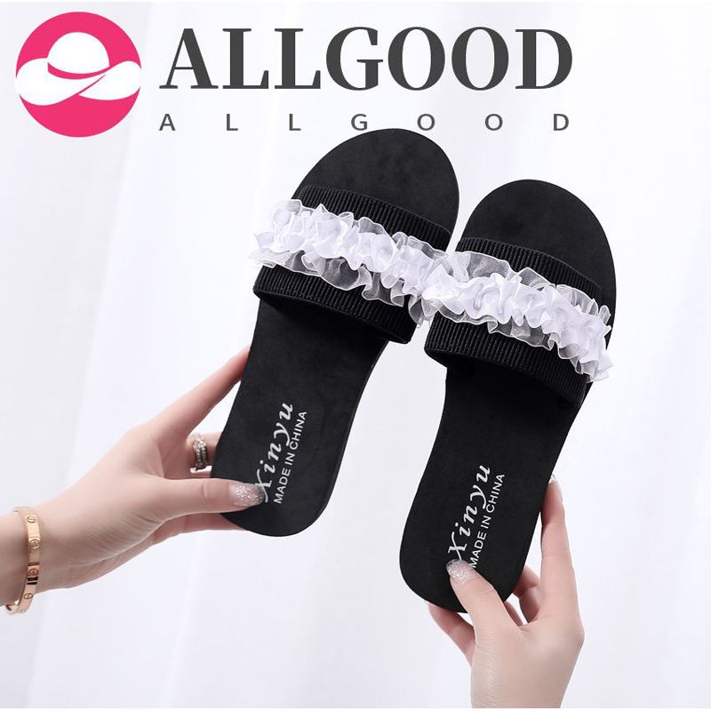 New Fashion Women Winter Accessories Short Thick Soled Plush Slides for Ladies Elastic Wool Cotton Slippers Sandals