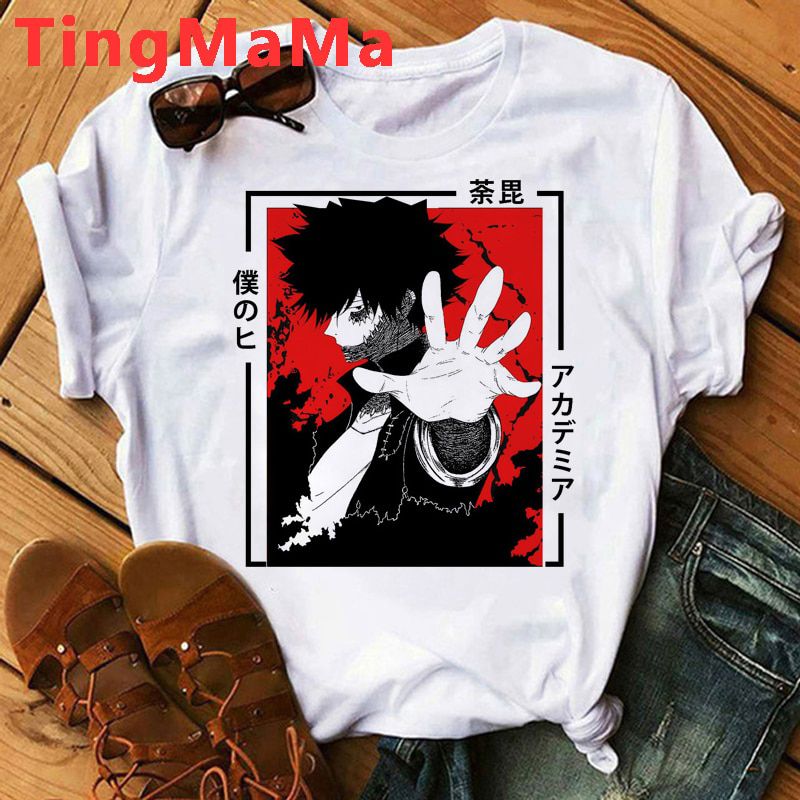 Hot Japanese Anime My Hero Academia T Shirt Men Boku No Hero Academia Tshirt Kawaii Dabi T-shirt Graphic Tops Tees Male Unisex