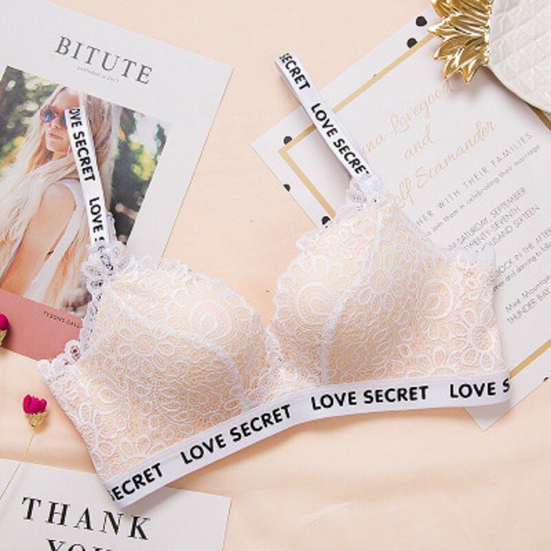 Lace Bra Wireless Bralette Women 3/4 Cup Female Lace Bra Underwear Fashion 4 Colors Brassiere Crop Tops Wire Free Lingerie