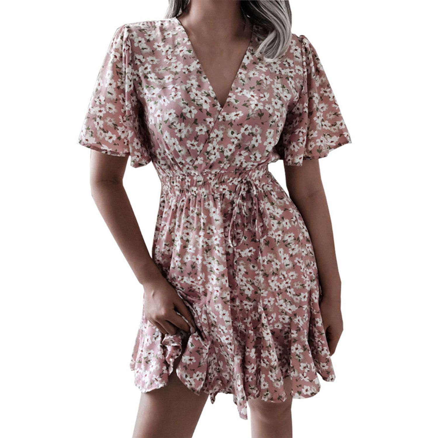 Beh Dress V Neck Elegant Slim-fitting Dress
