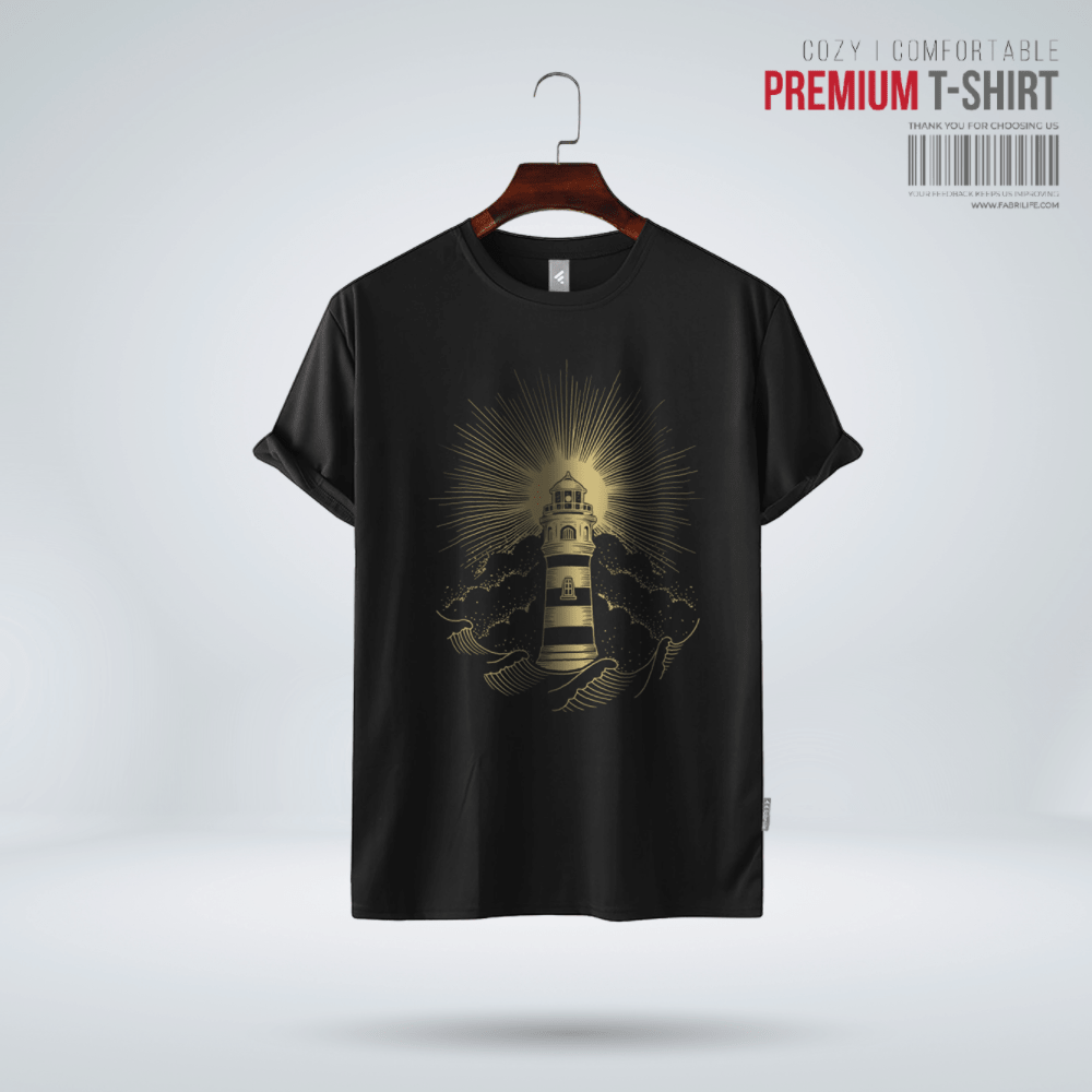 Fabrilife Premium T-shirt - Lighthouse  - T Shirt - T Shirt For Man