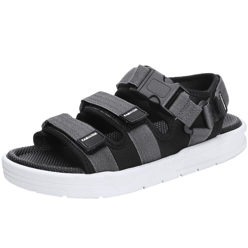 2020 New Summer Casual Shoes Men Sandals Gladiator Sandals Open Toe Platform Outdoor Beach Sandal Rome Footwear Black NANLX17