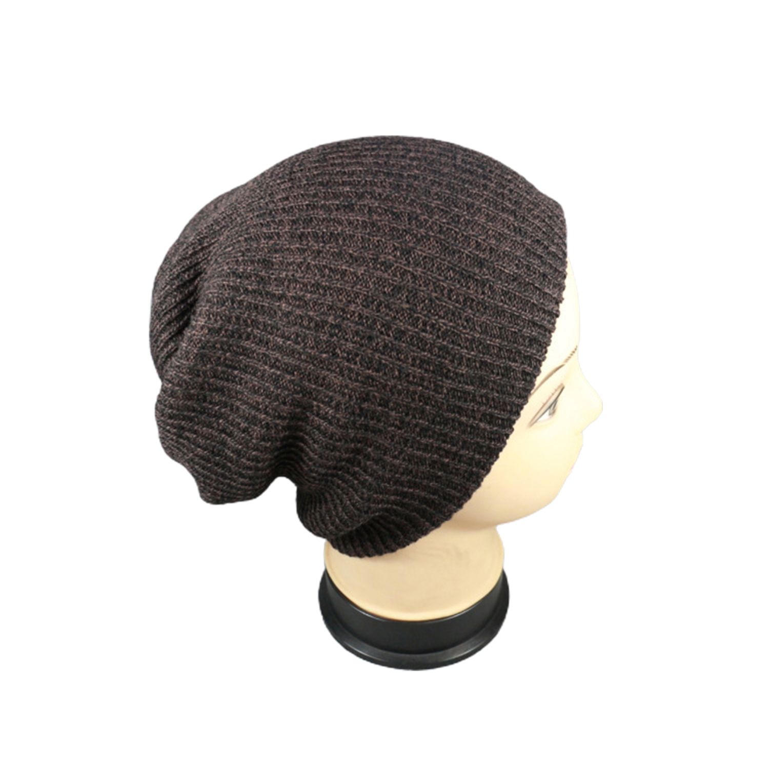 Men Beanie Hat Solid Color Windproof Pure Color Beanie Hat