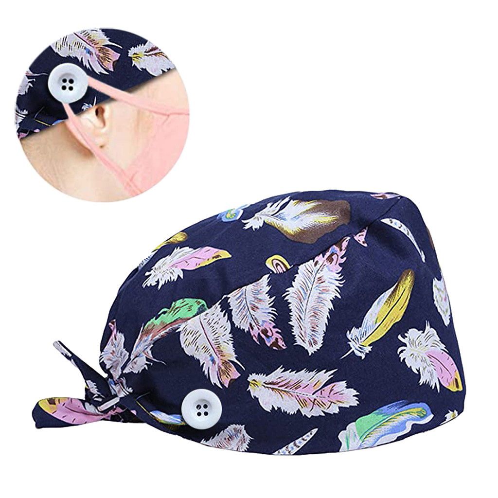【ALLGOOD】Women Cute Head Wrap Headband Hair Accessories Scrub Bouffant Turban Cap With Sweatband Scrub Hat for Women/Men Fashion hair clips girls hairpins headbands