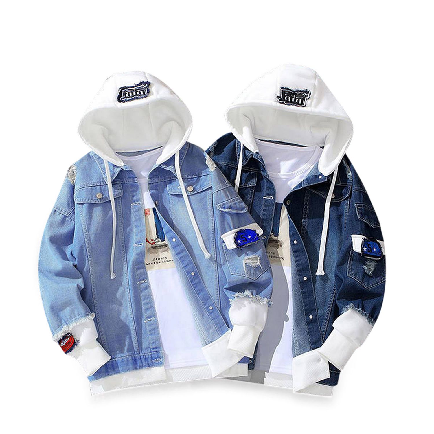 Men's Korean Fashion Denim Jacket Loose Wild Jacket Trend Top