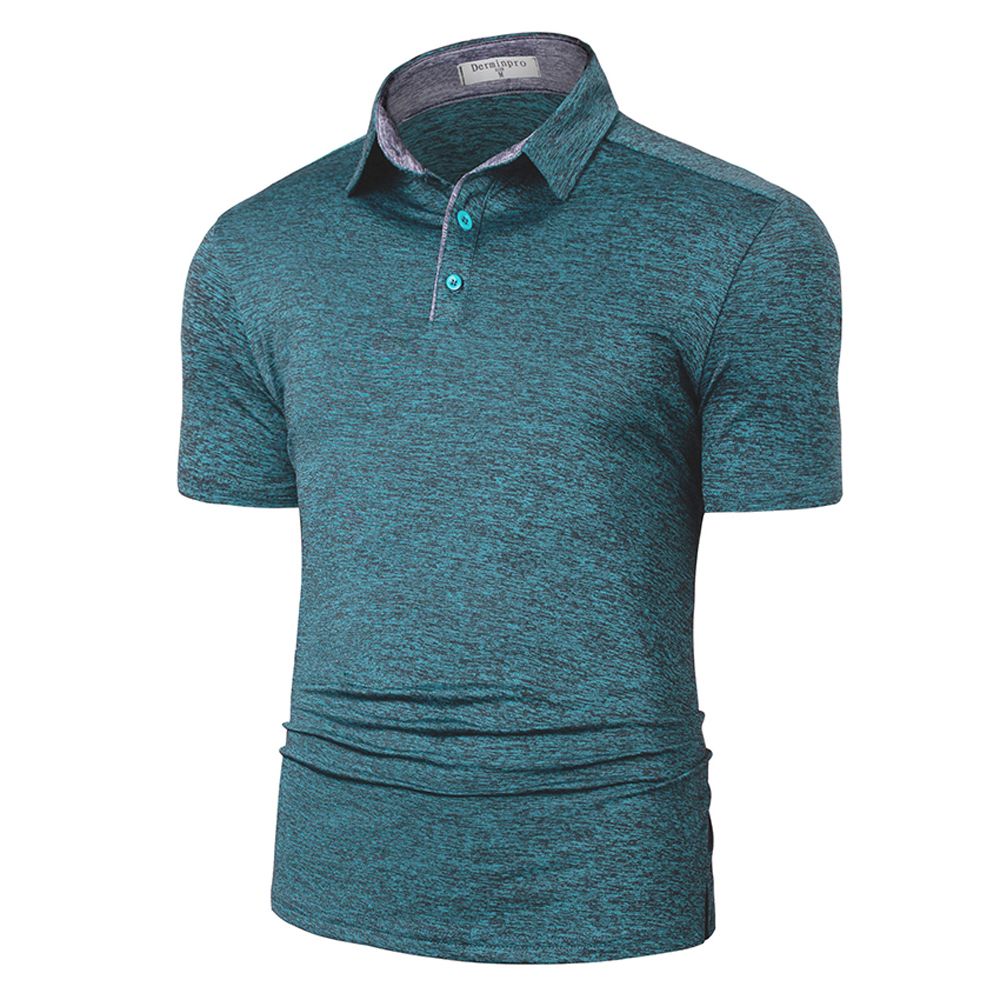 Men's Lightweight Golf Polo Shirts Short Sleeve Quick Dry Performance Breathable T-Shirts