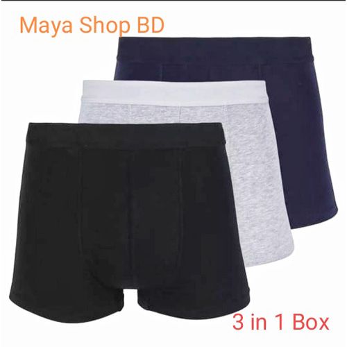 Men Underwear Boxer 3 in 1 Box pack