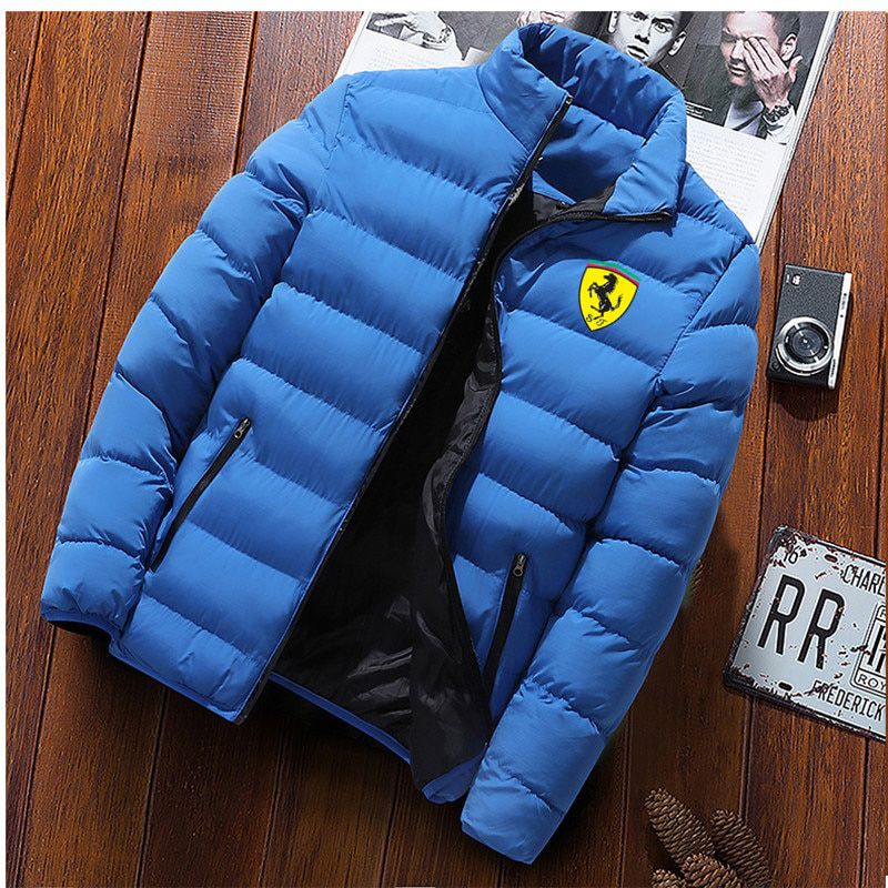Men's spring and autumn thin jacket windbreaker lovers' windbreaker Ferrari logo printing  vitality style