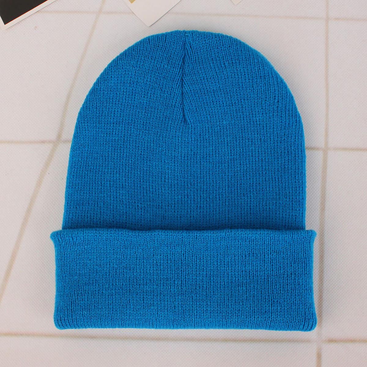 Factory Price! Free Custom LOGO Design Winter Short Skin Beanie Warm Casual Cap Unisex Elasticity Knit Hip Hop Hats