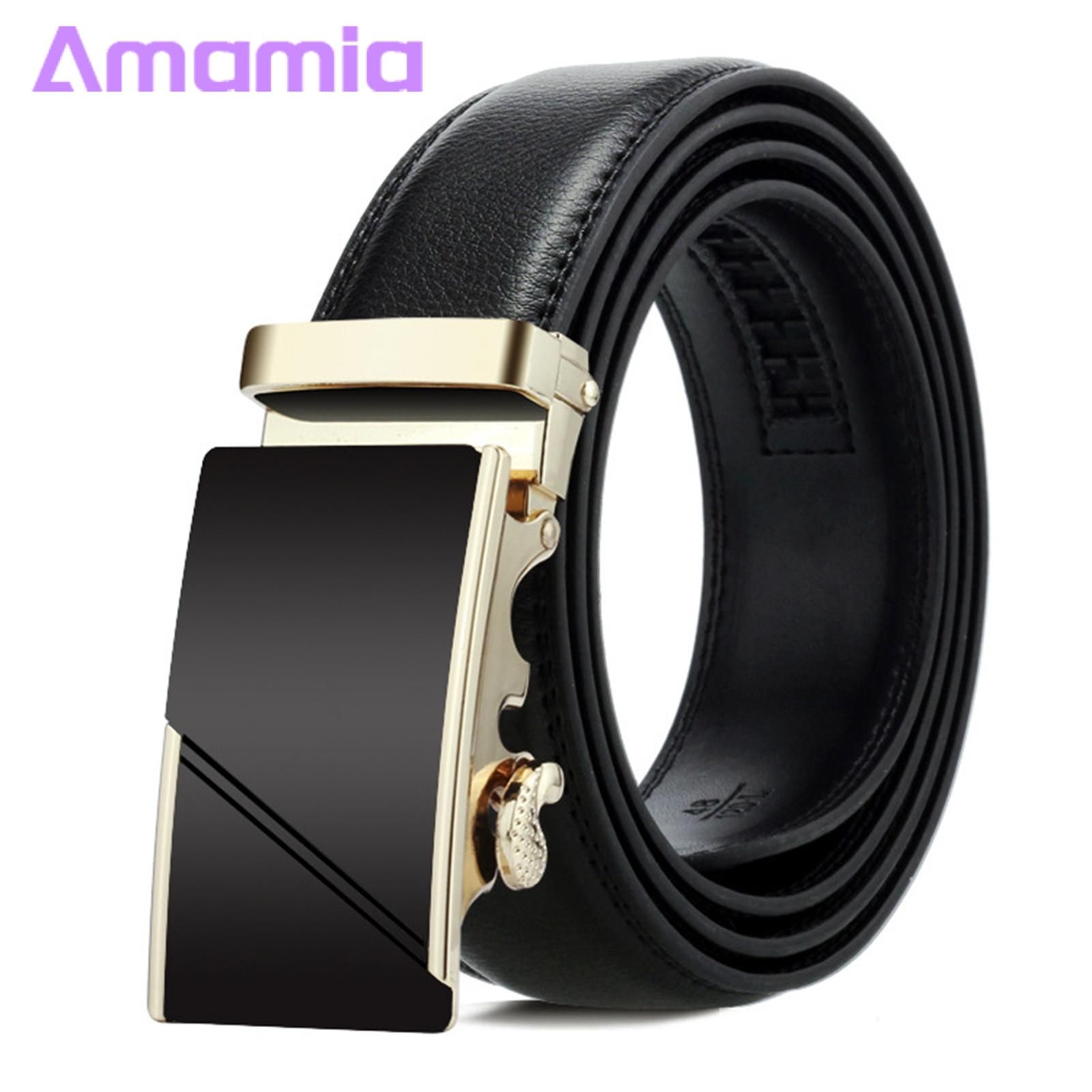 Men Belt Wear-resistant Automatic Buckle Men Belt