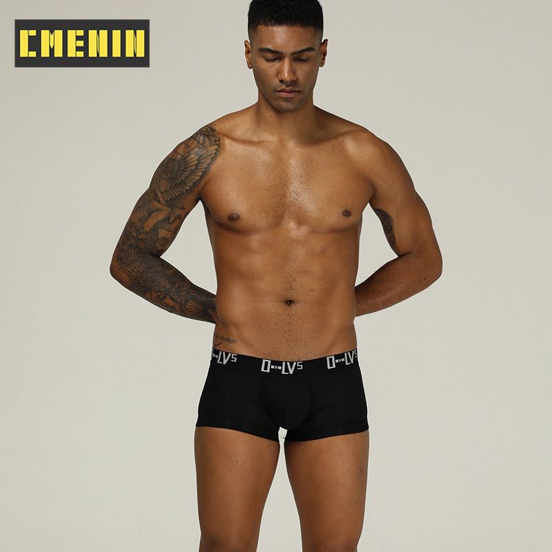 CMENIN 1pcs ORLVS (1 Pieces) Boxer Men Underwear Cotton Pouch Underpants Boxershorts Breathalbe Male Panties Innerwear Fashion Boxers Trunks OR210