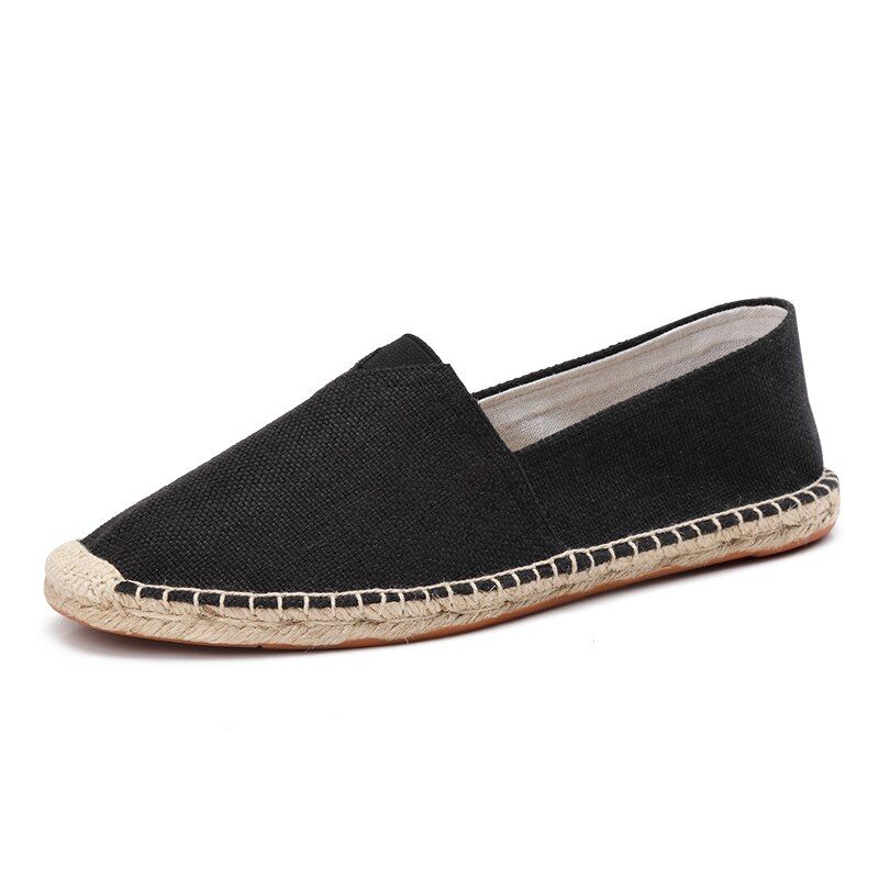 Men Shoes Summer Espadrilles Men Canvas Sneakers New Breathable Fisherman Shoes Men Slip On Loafers Large Size 45 Sneakers