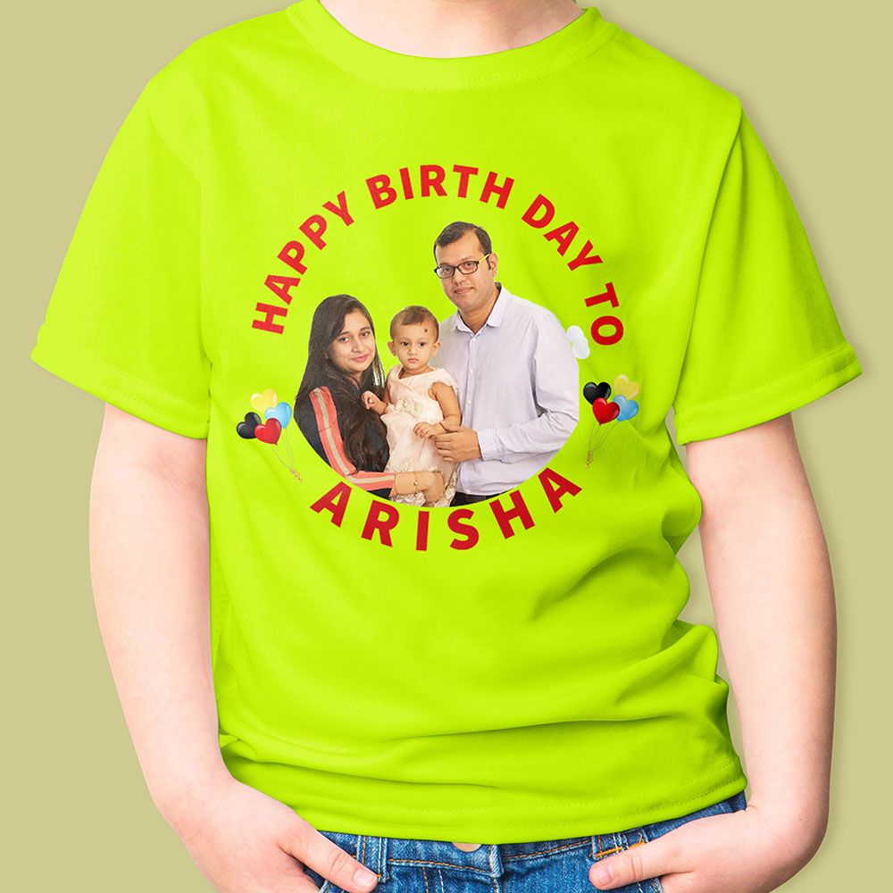 Custom T-shirt with your Photo and Text - T Shirt - গেঞ্জি ছেলেদের